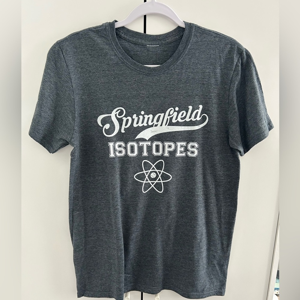 The Simpsons Springfield Isotopes Gray T-Shirt